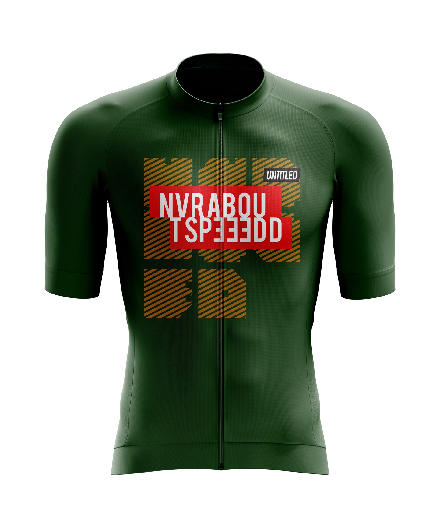 Men NVRABOUTSPEEEDD Jersey/Green