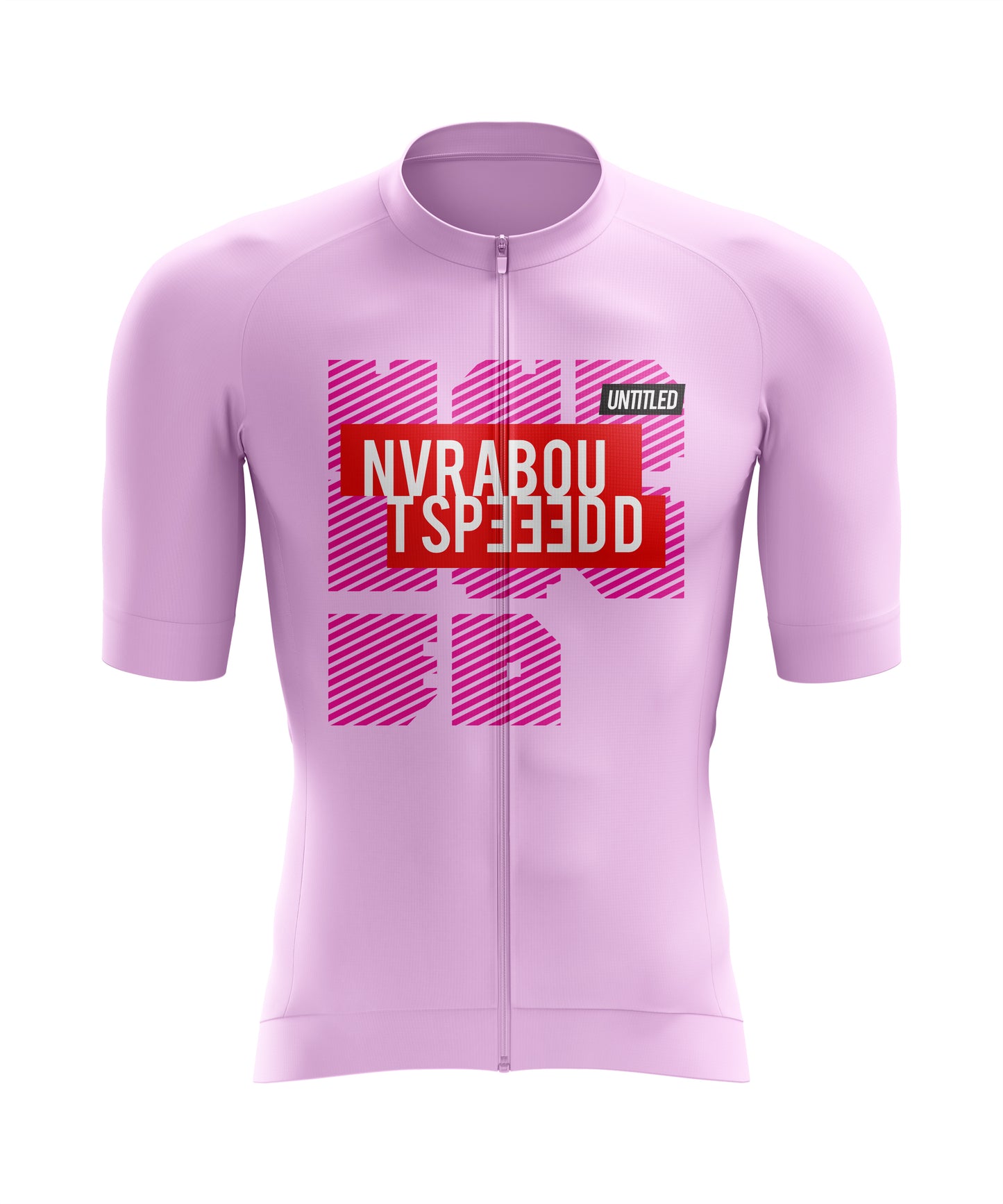 Men NVRABOUTSPEEEDD Jersey/Pink